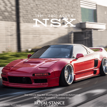 1991 - 2001 Acura NSX NA1 1st Gen Dreworkz 3P Air Ride Kit - Dreworkz Automotive