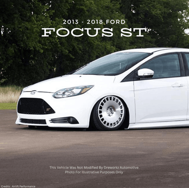 2013 - 2018 Ford Focus ST MK3 Dreworkz 3P Air Ride Kit