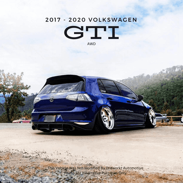 2017 - 2020 Volkswagen Golf GTi Mk7 Dreworkz 3P Air Ride Kit