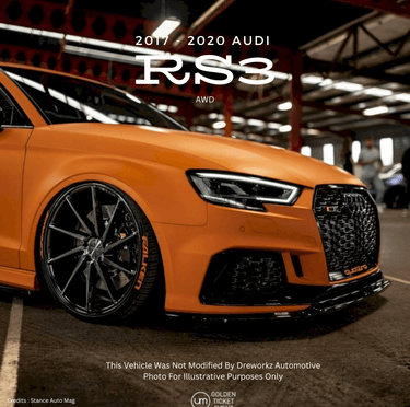 2017 - 2020 Audi RS3 MK3 8V Dreworkz 3P Air Ride Kit