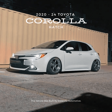 2019 - 2024 Toyota Corolla 12th Gen Dreworkz 3P Air Ride Kit