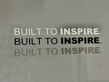 Built To Inspire Sticker