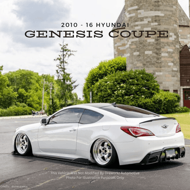 2010 - 2016 Hyundai Genesis Coupe BK BK2 Dreworkz 3P Air Ride Kit