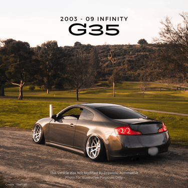 2003 - 2009 Infiniti G35 Dreworkz 3P Air Ride Kit