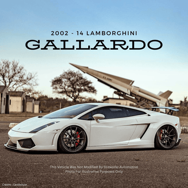 2002 - 2014 Lamborghini Gallardo Dreworkz 3P Air Ride Kit